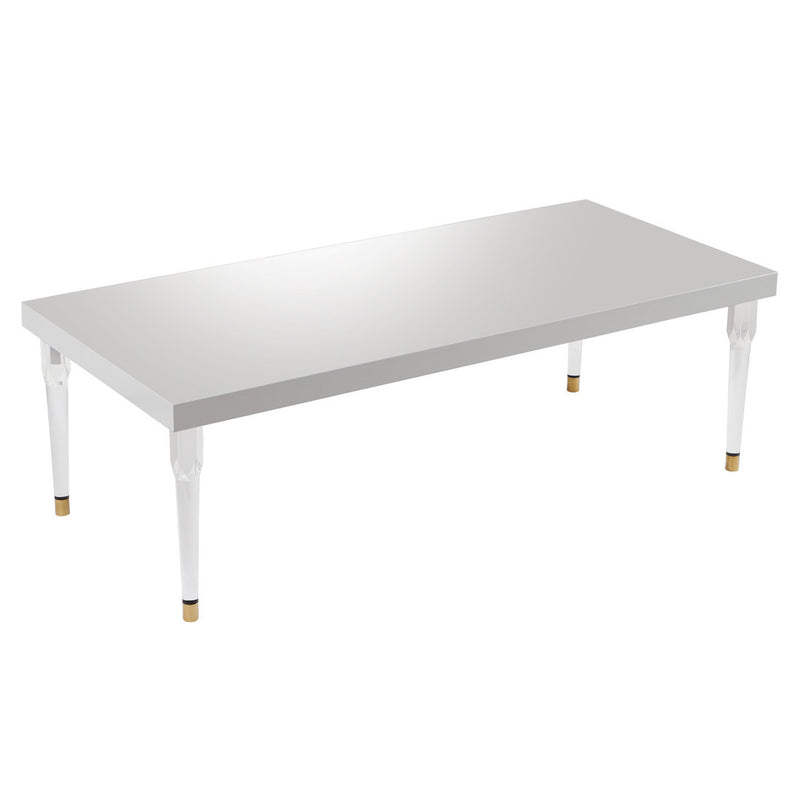 TOV Furniture Tabby Glossy Lacquer Dining Table