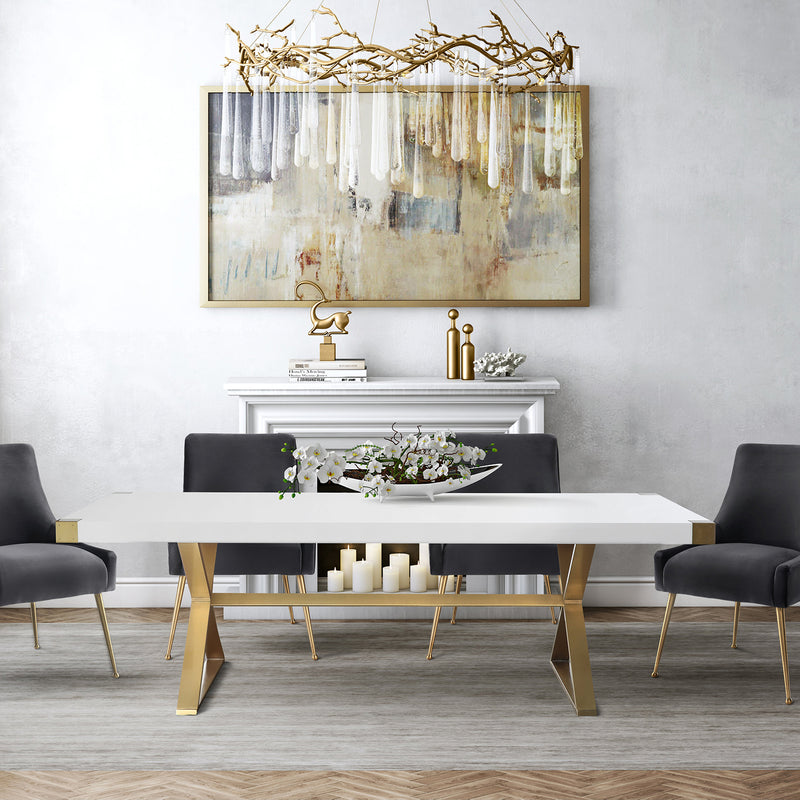 TOV Furniture Adeline Lacquer Dining Table