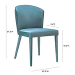 TOV Furniture Metropolitan Velvet Chair