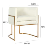 TOV Furniture Giselle Velvet Dining Chair