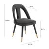 TOV Furniture Petra Velvet Side Chair