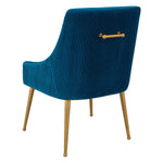 TOV Furniture Beatrix Pleated Velvet Side Chair