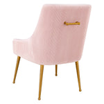 TOV Furniture Beatrix Pleated Velvet Side Chair