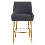 TOV Furniture Beatrix Pleated Velvet Counter Stool