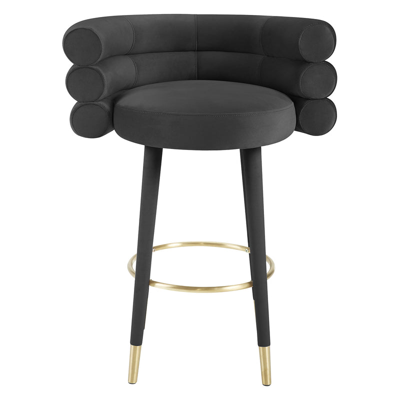 TOV Furniture Betty Velvet Bar Stool