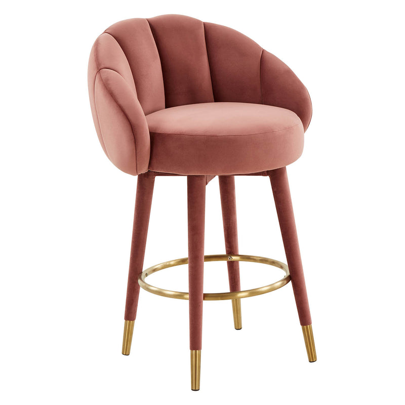 TOV Furniture Myla Swivel Counter Stool