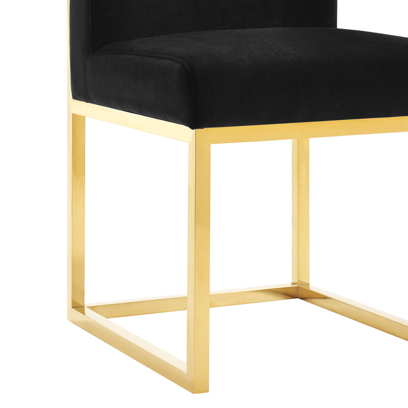 Mercutio Velvet Accent Chair