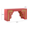 TOV Furniture Suzie Rattan Desk