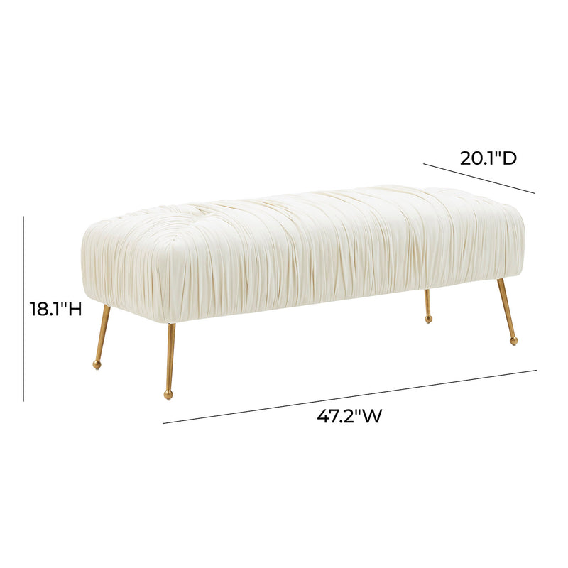 TOV Furniture Jessica Velvet Bench