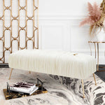 TOV Furniture Jessica Velvet Bench