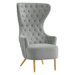 TOV Furniture Jezebel Velvet Wingback Chair