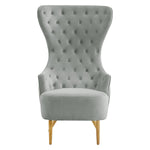 TOV Furniture Jezebel Velvet Wingback Chair