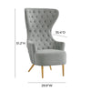 TOV Furniture Jezebel Velvet Wingback Chair