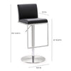 Bowie Stainless Steel Bar Stool