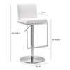 Bowie Stainless Steel Bar Stool