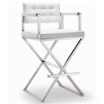 TOV Furniture Director Stainless Steel Bar Stool