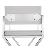 TOV Furniture Director Stainless Steel Bar Stool