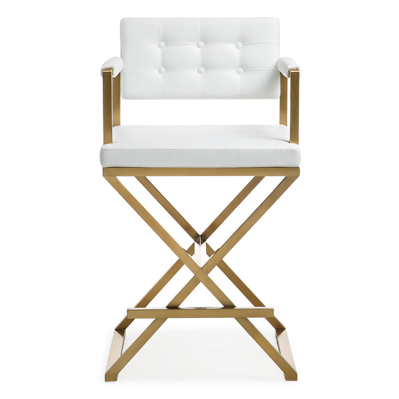 TOV Furniture Director Gold Counter Stool