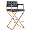 TOV Furniture Director Gold Bar Stool