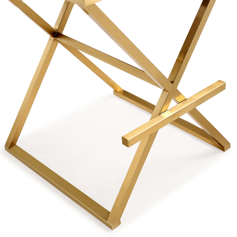 TOV Furniture Director Gold Bar Stool