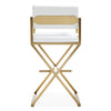 TOV Furniture Director Gold Bar Stool