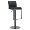 Bowie Black Steel Bar Stool