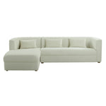 TOV Furniture Callie Velvet Left Arm Sectional Sofa