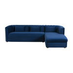 TOV Furniture Callie Velvet Right Arm Sectional Sofa