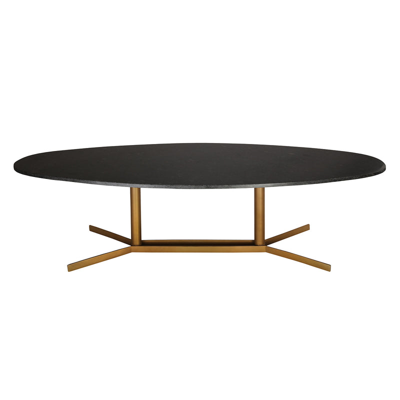 TOV Furniture Gemma Black Marble Coffee Table