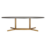 TOV Furniture Gemma Black Marble Coffee Table