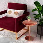 Gambit Gold Velvet Chair