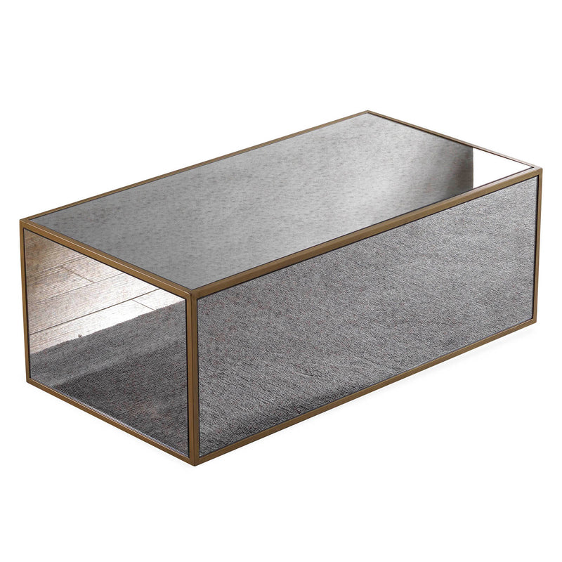 TOV Furniture Lana Mirrored Coffee Table