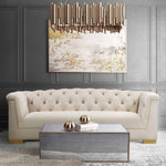 TOV Furniture Lana Mirrored Coffee Table