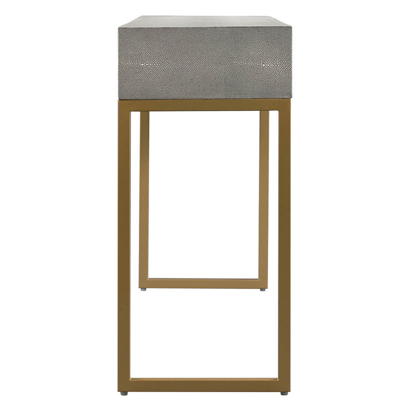 TOV Furniture Pesce Shagreen Console Table