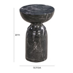 TOV Furniture Rue Marble Side Table