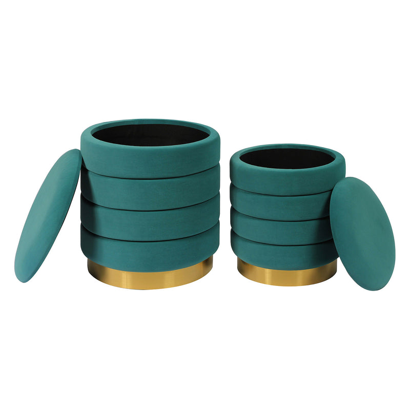 Keanu Storage Ottoman Set of 2