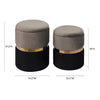 Flint Storage Ottoman Set of 2