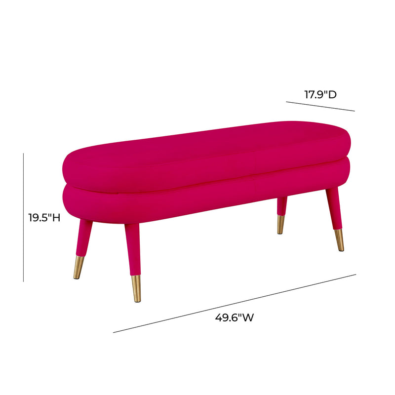 TOV Furniture Betty Velvet Bench