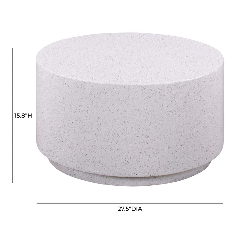 TOV Furniture Terrazzo Light Speckled Coffee Table