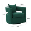 TOV Furniture Kennedy Swivel Chair