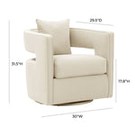 TOV Furniture Kennedy Swivel Chair