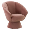 TOV Furniture Allora Velvet Swivel Chair