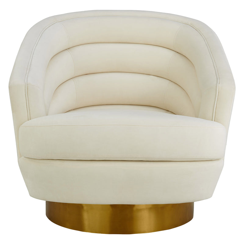 TOV Furniture Canyon Velvet Swivel Chair