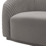 TOV Furniture Yara Pleated Velvet Sofa