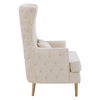 TOV Furniture Alina Tall Tufted Back Chair