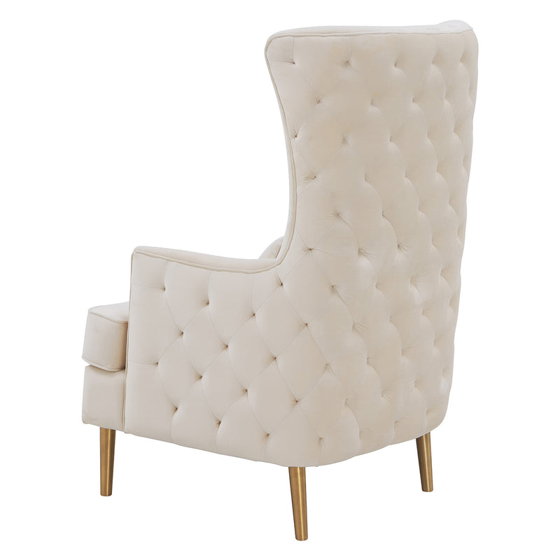 TOV Furniture Alina Tall Tufted Back Chair