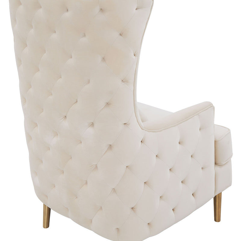 TOV Furniture Alina Tall Tufted Back Chair