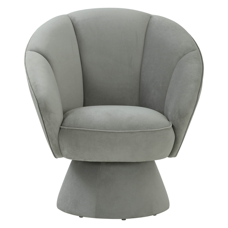 TOV Furniture Allora Velvet Swivel Chair