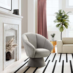 TOV Furniture Allora Velvet Swivel Chair