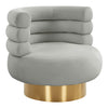 TOV Furniture Naomi Velvet Swivel Chair